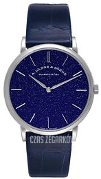 A. Lange & Söhne Saxonia Niebieski/Skóra Ø37 mm 205.086