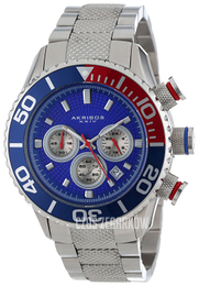 Akribos XXIV Conqueror Niebieski/Stal Ø47 mm AK512BU