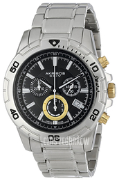 Akribos XXIV Ultimate Czarny/Stal Ø43 mm AK527SSB