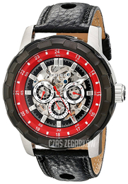 Akribos XXIV Premier Czerwony/Skóra Ø48 mm AK557RD
