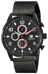 Akribos XXIV Czarny/Stal Ø43 mm AK784BK