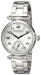Akribos XXIV Srebrny/Stal Ø34 mm AK806SS