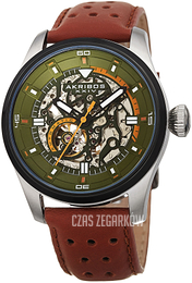 Akribos XXIV Mechanical Zielony/Skóra Ø46 mm AK1010BR