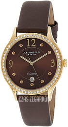 Akribos XXIV Brązowy/Skóra Ø40 mm AK1011BR
