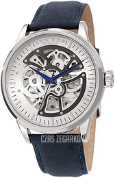 Akribos XXIV Classic Srebrny/Skóra Ø44 mm AK1018SSBU