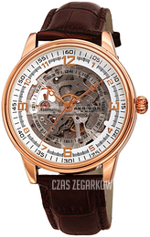 Akribos XXIV Mechanical Biały/Skóra Ø41 mm AK1073RGB