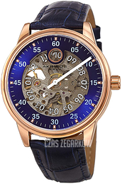 Akribos XXIV Classic Niebieski/Skóra Ø41 mm AK1111RGBU