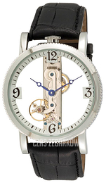 Akribos XXIV Szkieletowa tarczy/Skóra Ø42 mm AK478SS