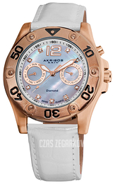 Akribos XXIV Ultimate Biały/Skóra Ø40 mm AK483WT