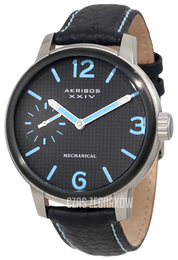 Akribos XXIV Essential Czarny/Skóra Ø45.6 mm AK495BU