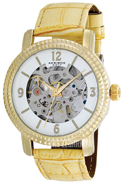 Akribos XXIV Bravura Biały/Skóra Ø38 mm AK503YG