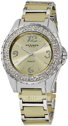 Akribos XXIV Beżowy/Stal Ø39 mm AK514BG