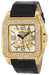 Akribos XXIV Crystal Biały/Skóra AK520YG