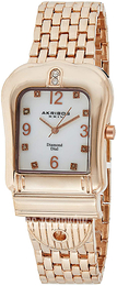 Akribos XXIV Biały/Stal w kolorze różowego złota AK528RG