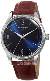 Akribos XXIV Classic Niebieski/Skóra Ø40 mm AK539BRBU