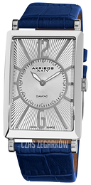 Akribos XXIV Essential Srebrny/Skóra AK542BU