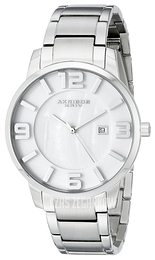 Akribos XXIV Essential Biały/Stal Ø42 mm AK566SS