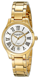 Akribos XXIV Diamond Srebrny/Stal w odcieniu złota Ø32 mm AK570YG