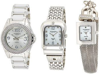 Akribos XXIV Diamond Srebrny/Czeramiczna AK600SS