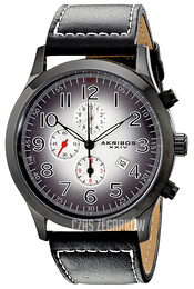 Akribos XXIV Essential Czarny/Skóra Ø48 mm AK603BK