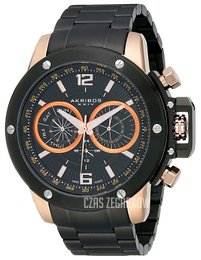 Akribos XXIV Multi-Function Czarny/Stal Ø50 mm AK604RG