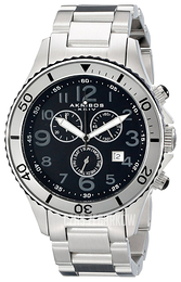 Akribos XXIV Ultimate Czarny/Stal Ø47 mm AK616SS