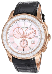 Akribos XXIV Crystal Biały/Skóra Ø43 mm AK621BK