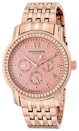 Akribos XXIV Multi-Function Różowe złoto/Stal w kolorze różowego złota Ø40 mm AK626RG