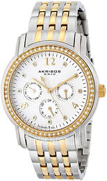 Akribos XXIV Multi-Function Biały/Stal Ø40 mm AK626TTG