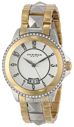 Akribos XXIV Impeccable Srebrny/Stal w odcieniu złota Ø38 mm AK654TTG