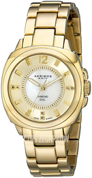 Akribos XXIV Biały/Stal w odcieniu złota Ø32 mm AK668YG