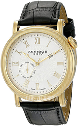 Akribos XXIV Biały/Skóra Ø38 mm AK673YG