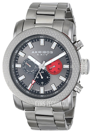 Akribos XXIV Grandiose Szary/Stal Ø46 mm AK684GN