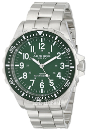 Akribos XXIV Essential Zielony/Stal Ø50 mm AK689GN