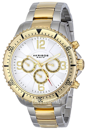 Akribos XXIV Multi-Function Srebrny/Stal Ø44 mm AK694TTG
