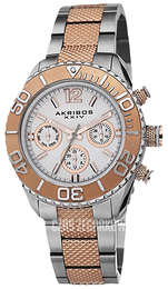 Akribos XXIV Multi-Function Srebrny/Stal Ø40 mm AK695TTR