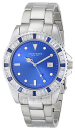 Akribos XXIV Crystal Niebieski/Stal Ø40 mm AK702BU