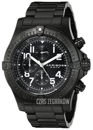 Akribos XXIV Chronograph Czarny/Stal Ø50 mm AK711BK