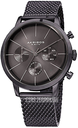 Akribos XXIV Classic Szary/Stal Ø42 mm AK714GN