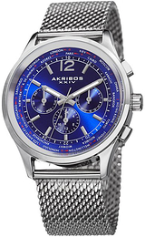 Akribos XXIV Multi-Function Niebieski/Stal Ø42 mm AK716SSBU