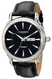 Akribos XXIV Essential Czarny/Skóra Ø42 mm AK726SSB