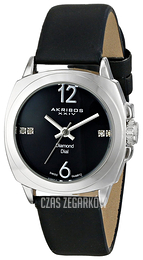 Akribos XXIV Diamond Czarny/Satyna AK742SSB