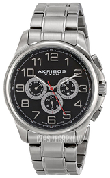 Akribos XXIV Multi-Function Czarny/Stal Ø46 mm AK748SSB