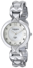 Akribos XXIV Diamond Biały/Stal Ø31 mm AK755SS