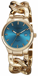 Akribos XXIV Diamond Niebieski/Stal w odcieniu złota Ø38 mm AK759YGT