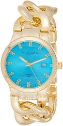 Akribos XXIV Turkusowy/Stal w odcieniu złota Ø38 mm AK759YGTQ