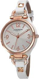 Akribos XXIV Classic Srebrny/Stal w kolorze różowego złota Ø32 mm AK761WTR