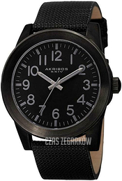 Akribos XXIV Czarny/Skóra Ø46 mm AK779BK