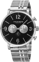Akribos XXIV Multi-Function Czarny/Stal Ø45 mm AK782SSB