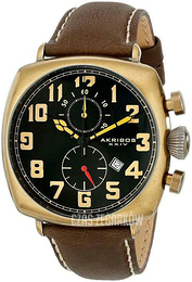 Akribos XXIV Czarny/Skóra Ø46 mm AK786YG